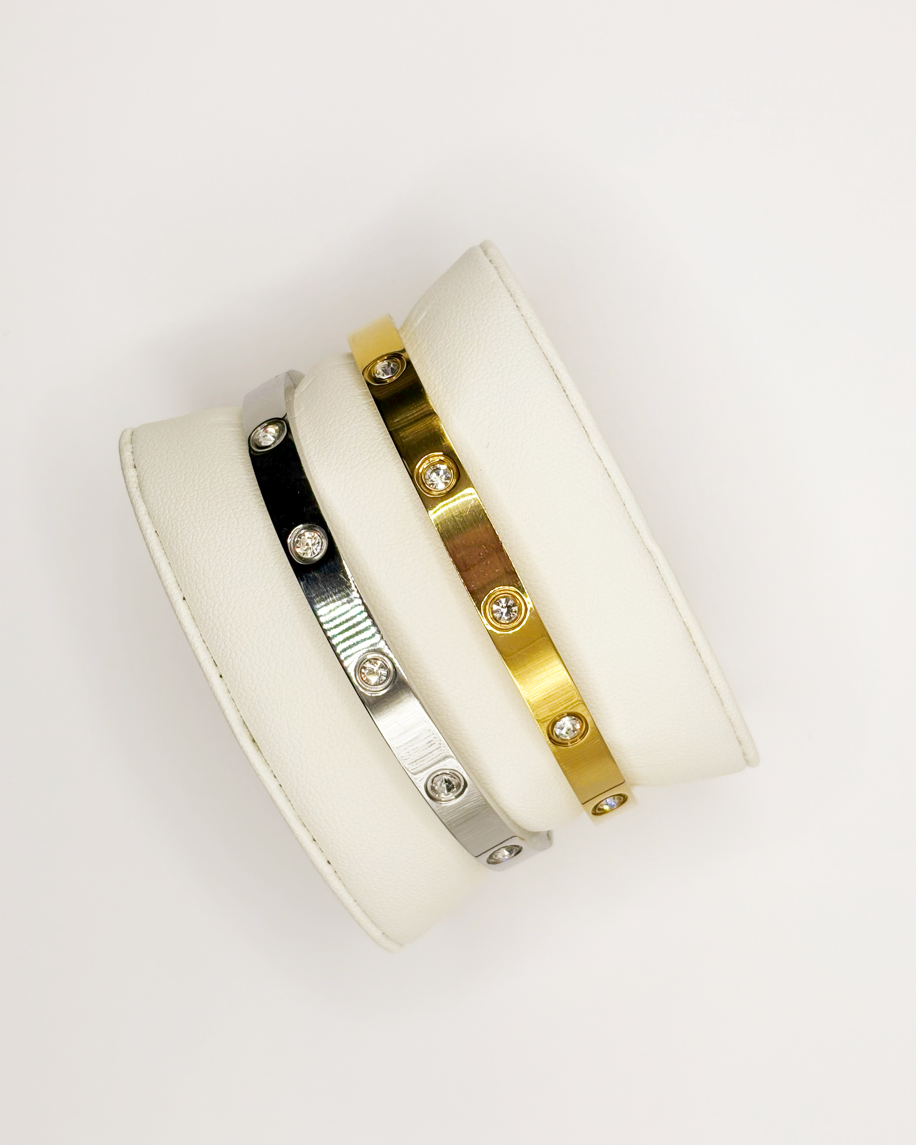 Night – Silver Bracelet with White Zirconia